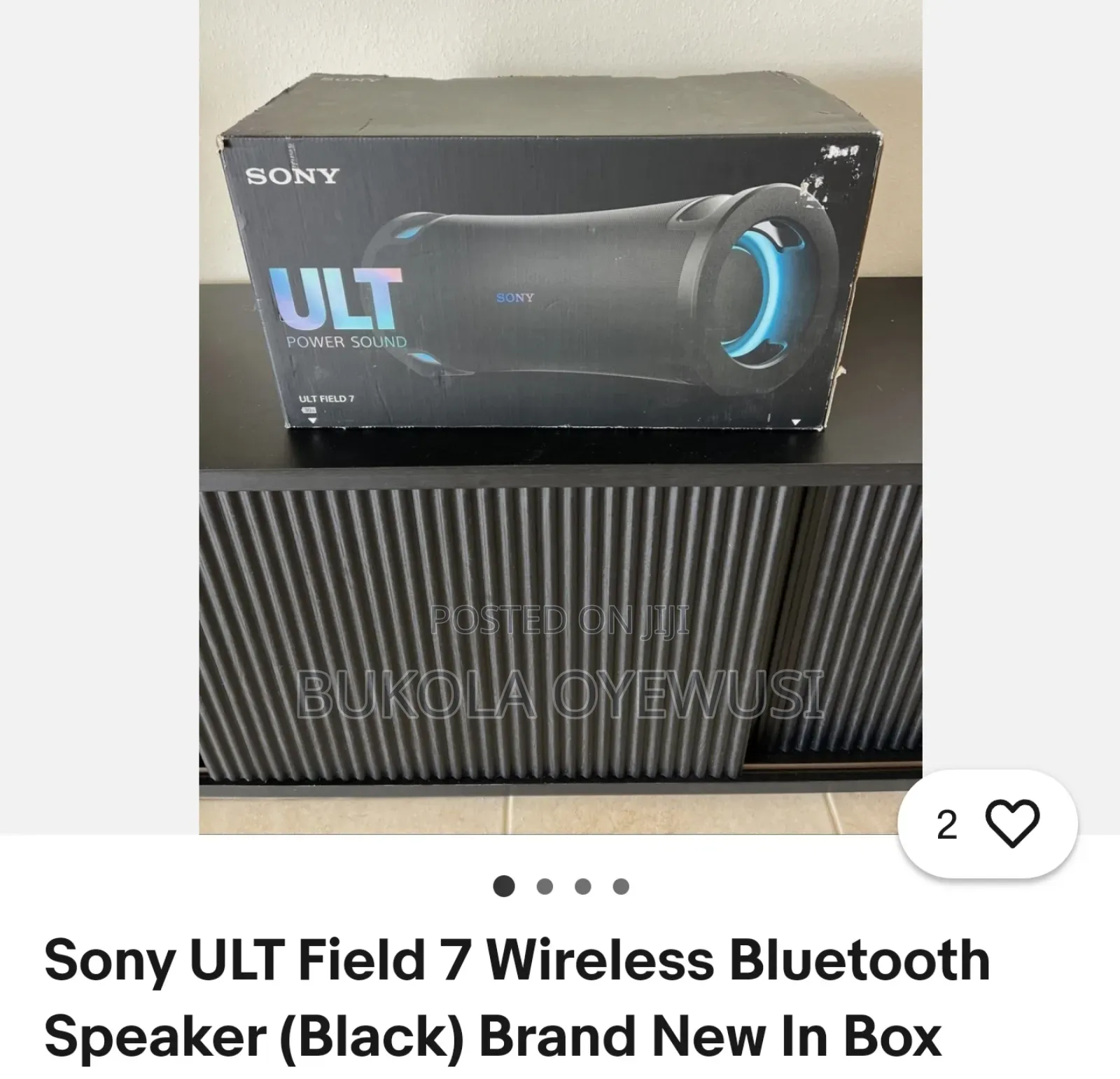 Sony Ult Field Wireless Bluetooth Speaker