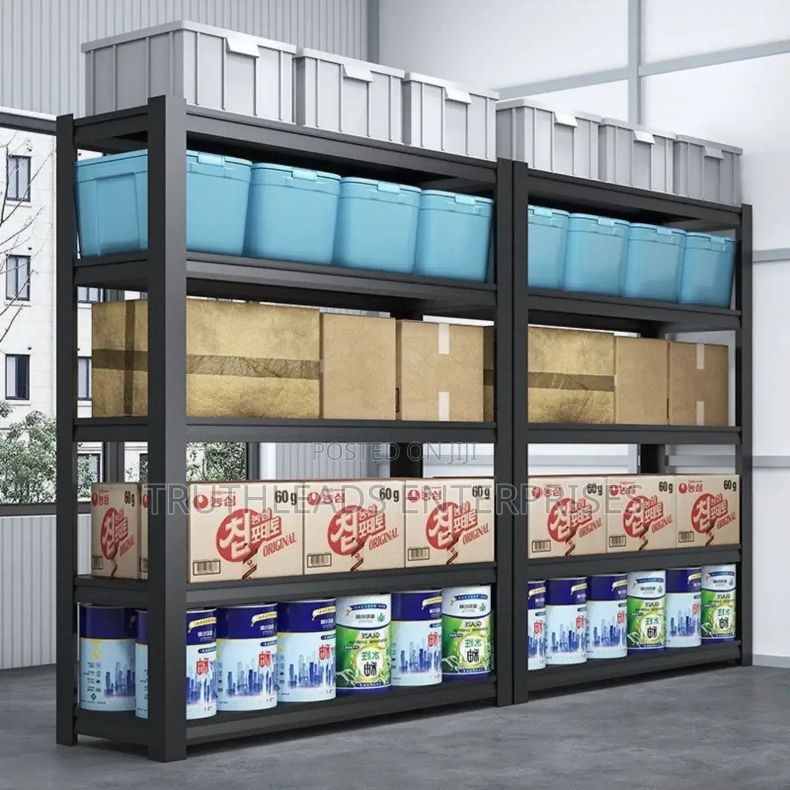 Strong Shelving Unit for Small and Medium Products