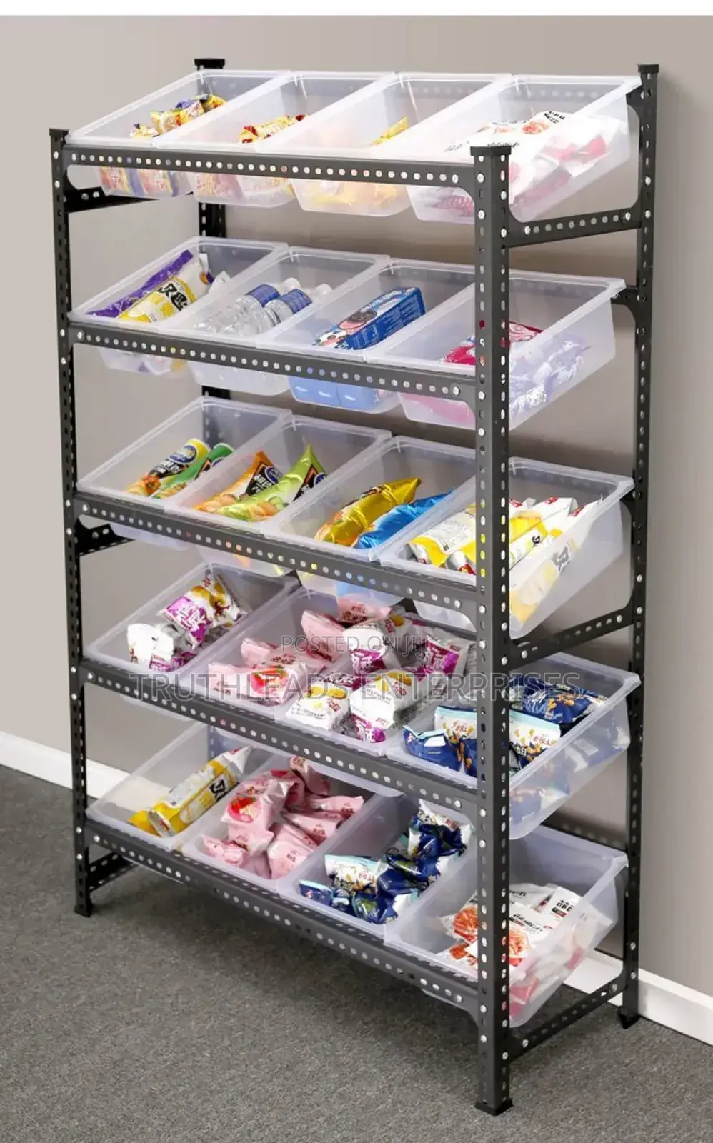 Multi-Purpose Shelving Display Rack