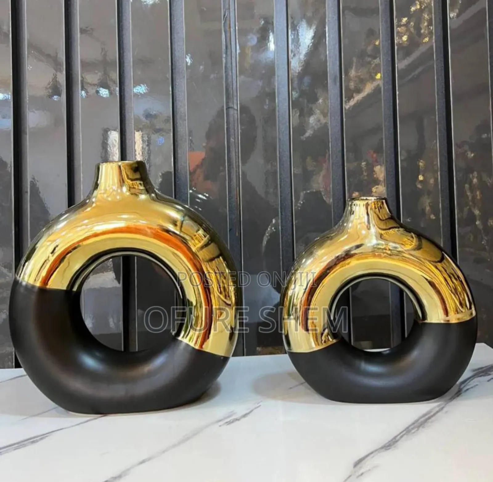 Decorative Donut Vase