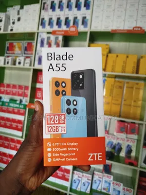 New ZTE A55 128 GB Black