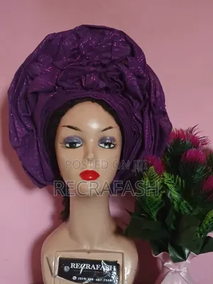 Aso-Oke Pre-Tied and Auto Gele