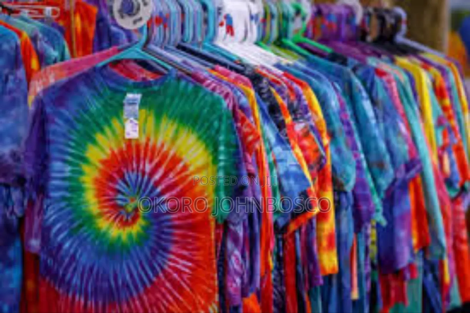 Tie and Dye Canvas Material