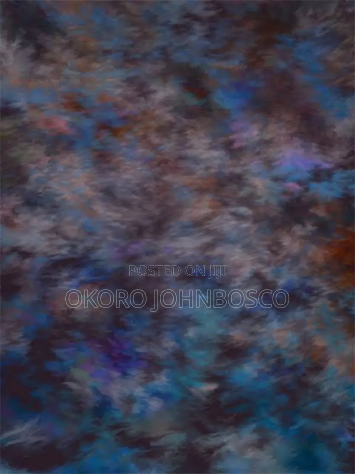 Tie and Dye Canvas Material