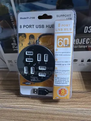 8 Port 2.0 Usb Hub Support Upto 1tb - P2108