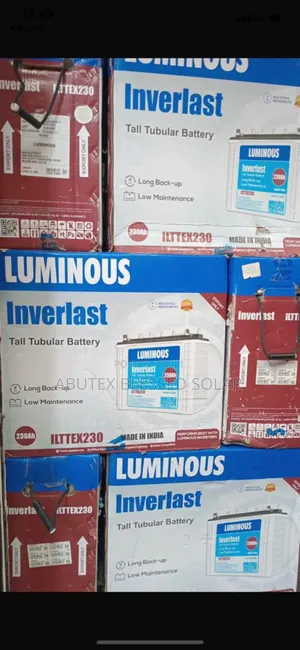 230ah Luminous Inverlast Tall Tubular Battery Indian
