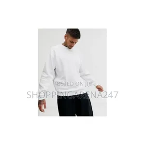 Photo - Plain Unisex Round Neck Sweatshirts