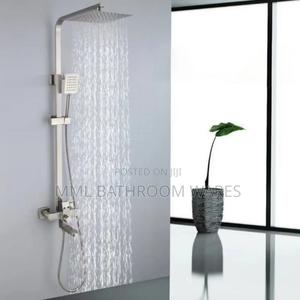 Modern Stainless Steel Rainfall Bathroom Shower Set in Orile - Plumbing ...