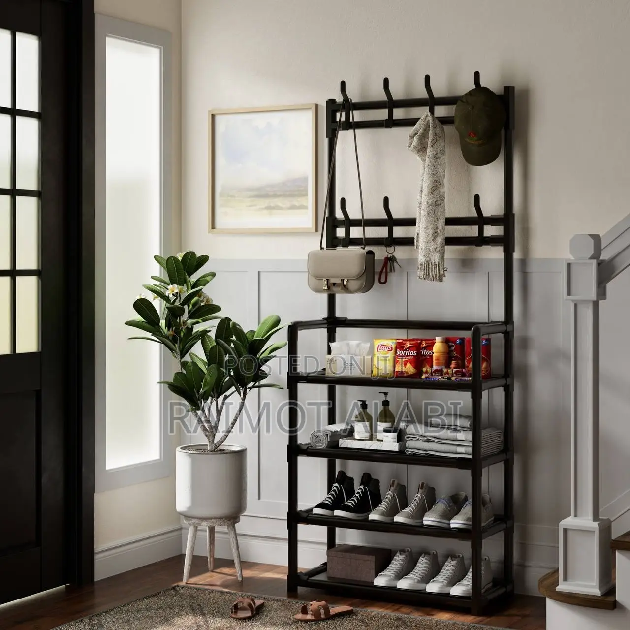 Shoe Rack and Hat