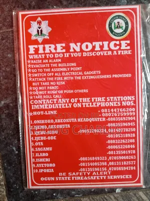 Ogun State Fire Notice