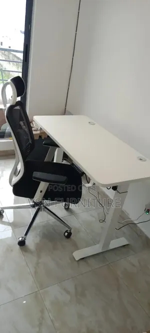Electric Adjustable Desk 1.2 Meter With Office Chair
