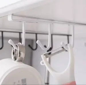 Kitchen Iron Art Seamless Nail Free Hook