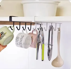 Kitchen Iron Art Seamless Nail Free Hook
