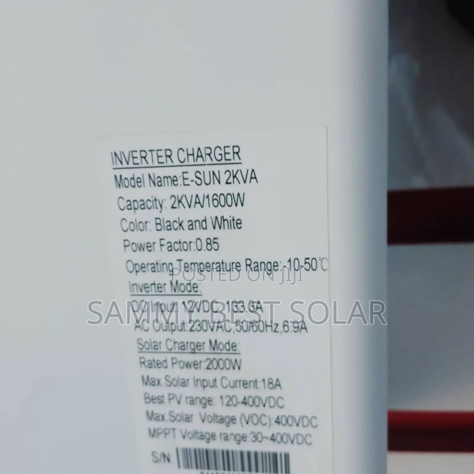Sako E-Sun 2kva/12v Hybrid Inverter