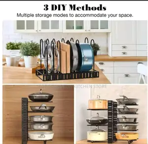 8 Tier Pot Rack Organizer