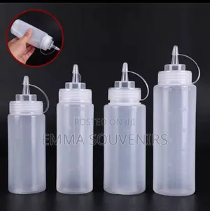 White Plastic Squeeze Bottle
