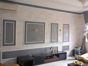 Stucco Design and Rain Drop Design With Rock Effect