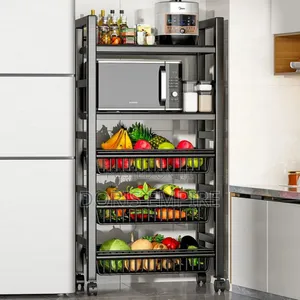 Movable Kitchen Shelf Organiser for Microwave.