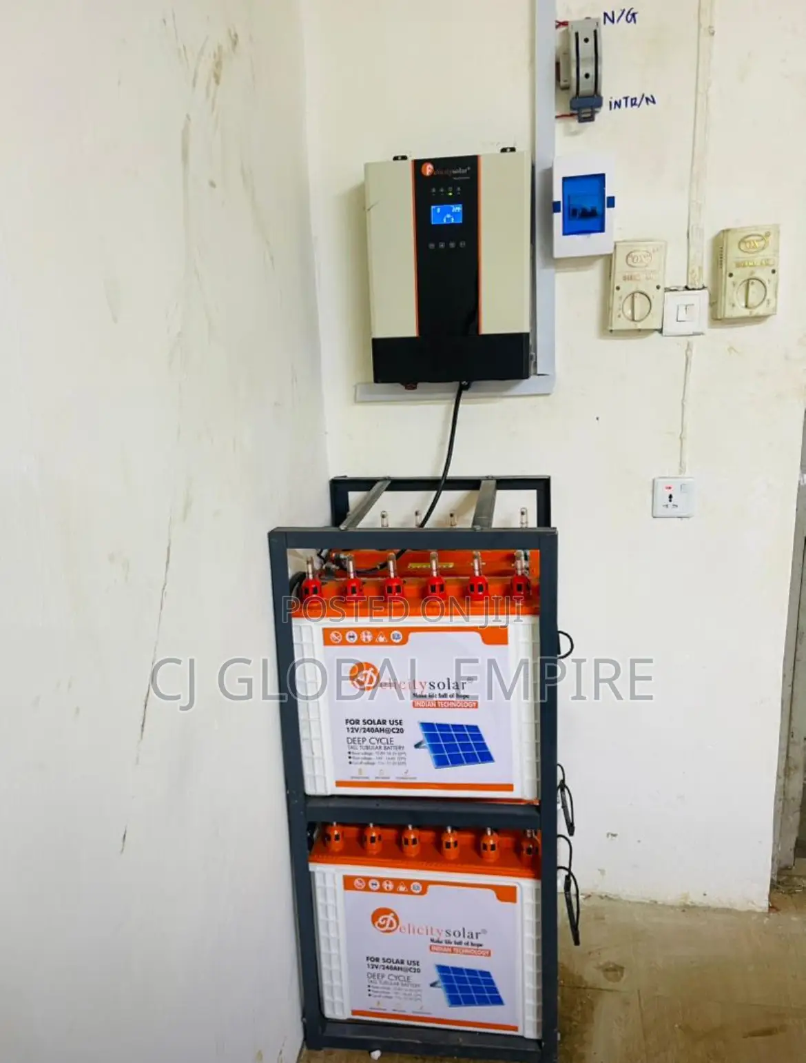 5kva Solar System Full Installation,4 Tubular Battery,