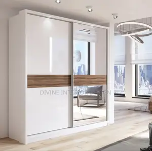 Photo - Sliding Door Wardrobe White and Cider