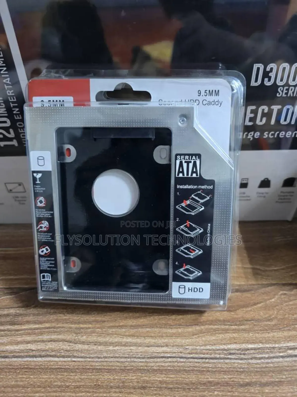 Second HDD Caddy Hard Drive Caddy Drive Enclosure - 9.5mm