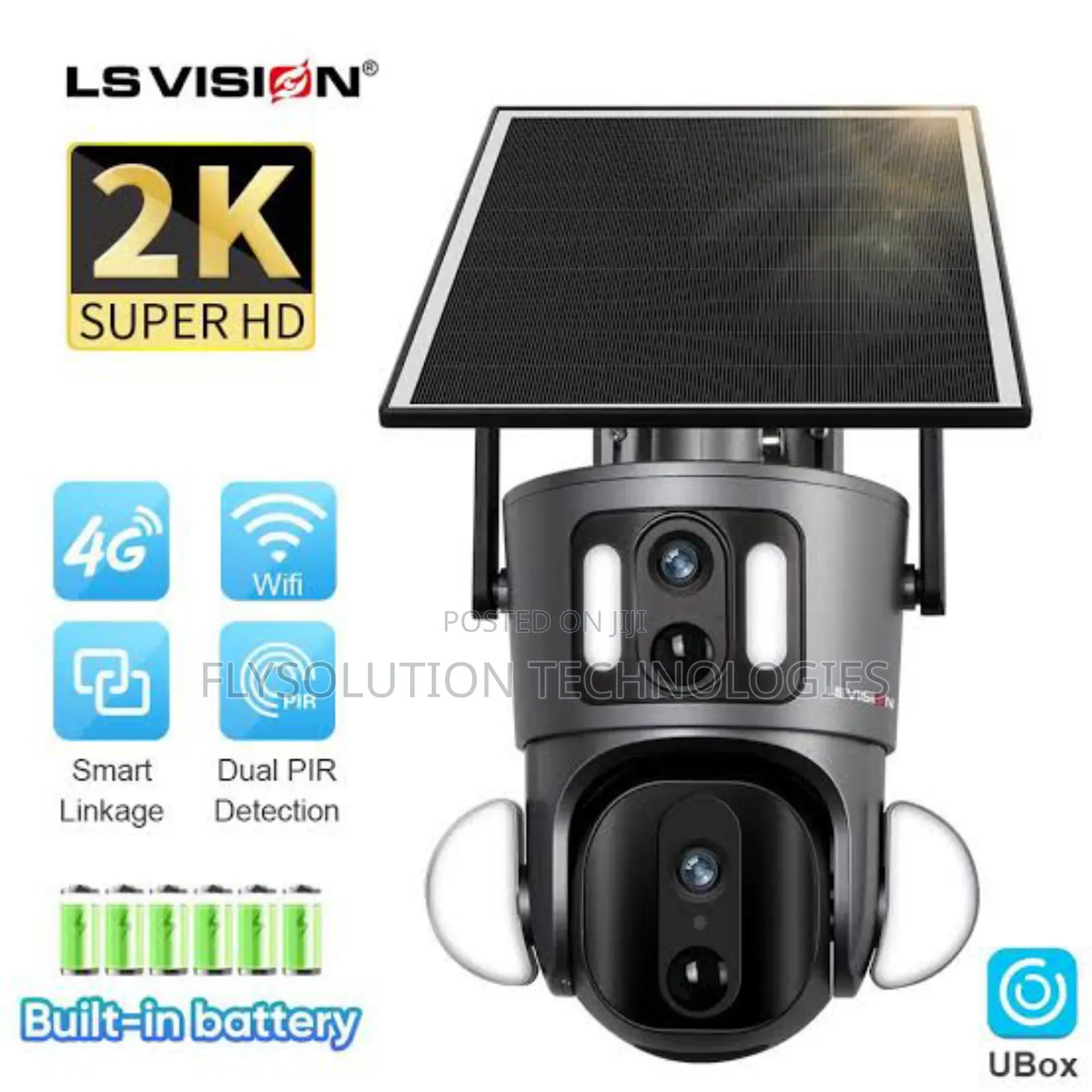 Dual Lens Solar PTZ Camera