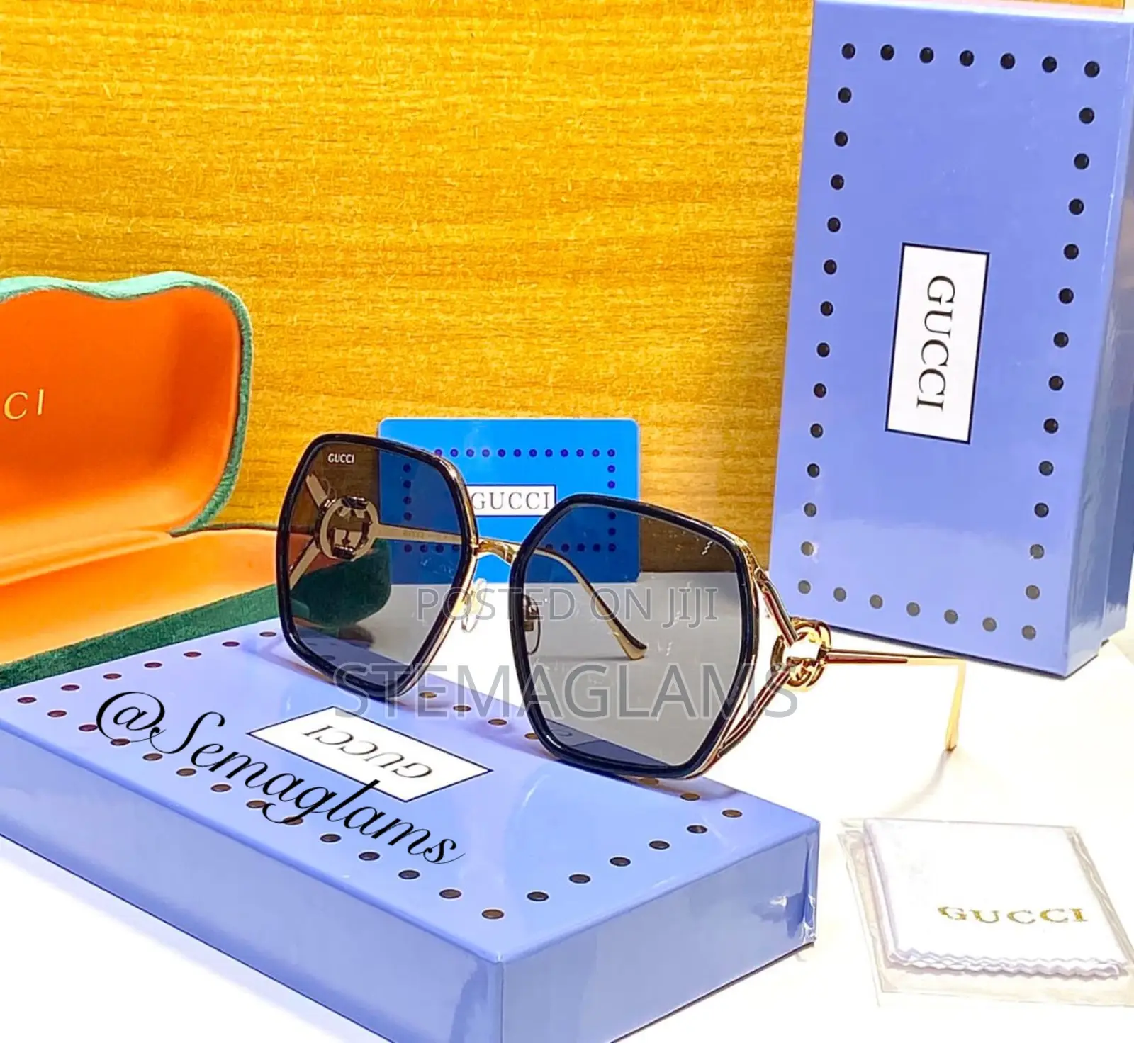 Gucci Round Sunglasses, With Decorative Lenses