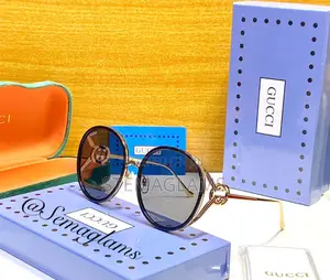 Gucci Round Sunglasses, With Decorative Lenses