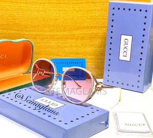 Gucci Round Sunglasses, With Decorative Lenses