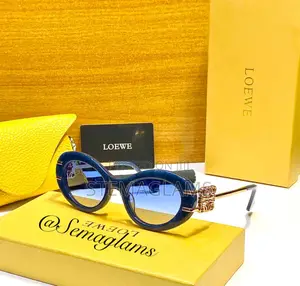 Photo - Loewe Fashion Glasses Stylish With Golden Metal