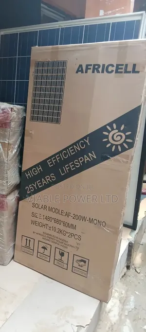 200w Africell Panel Very Effective and Reliable