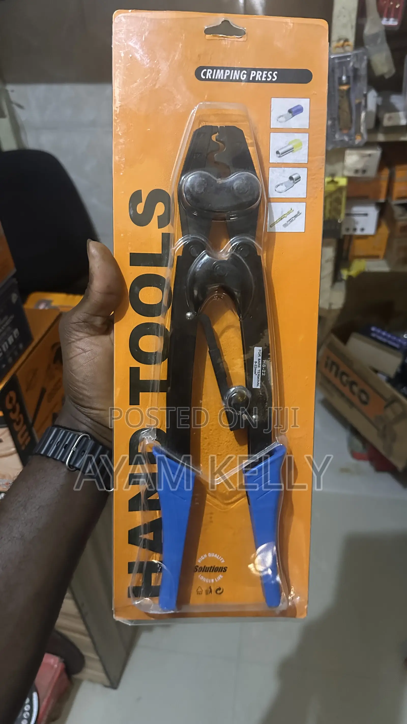 5.5-25mm2 Ratchet Terminal Crimping Tool Hs-22