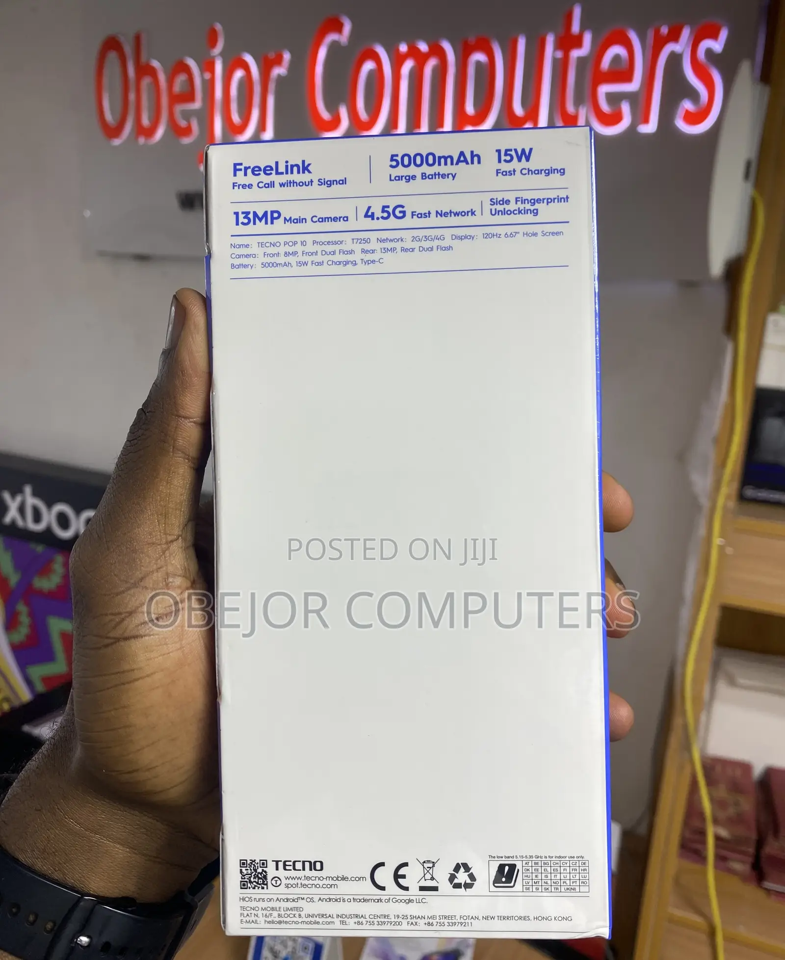 New Tecno Pop 10 64 GB Gray