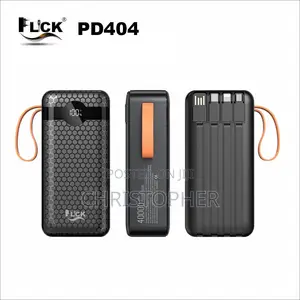 40000mah 22.5w 4 Inbuilt Cables Fast Charging Type C Output