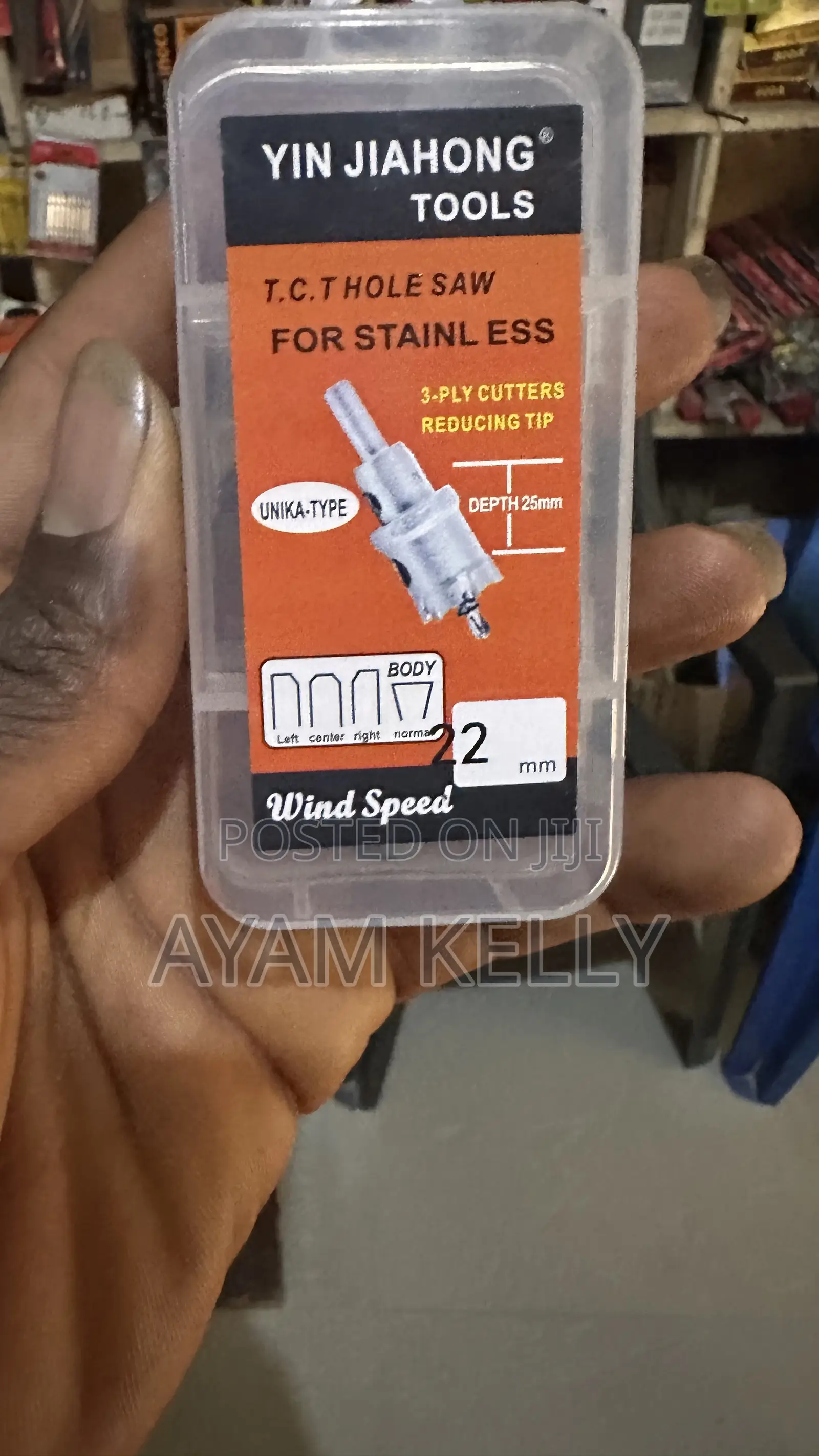 TCT Hole Saw for Stainless 22mm