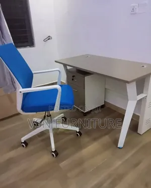 Office Work Desk and Office Chair