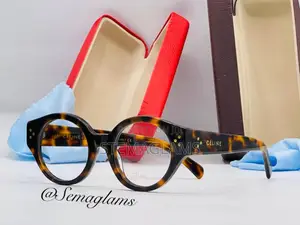 Celine Round Frame Glasses - Retro Aesthetic Unisex