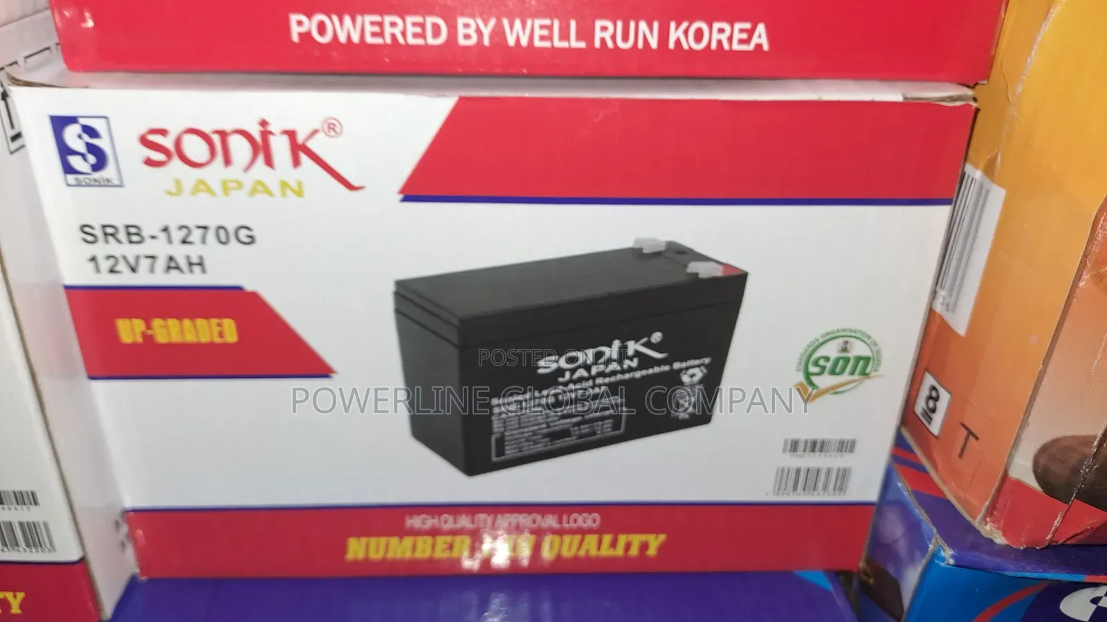 Rechargeable Fan Battery Replacement 12v7amh