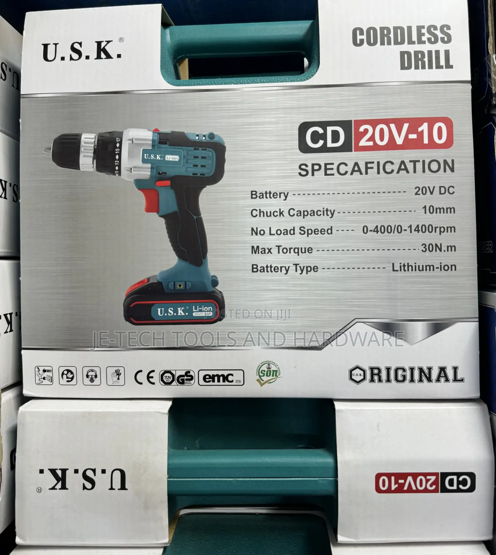 Cd 20v-10 Cordless Drill Usk