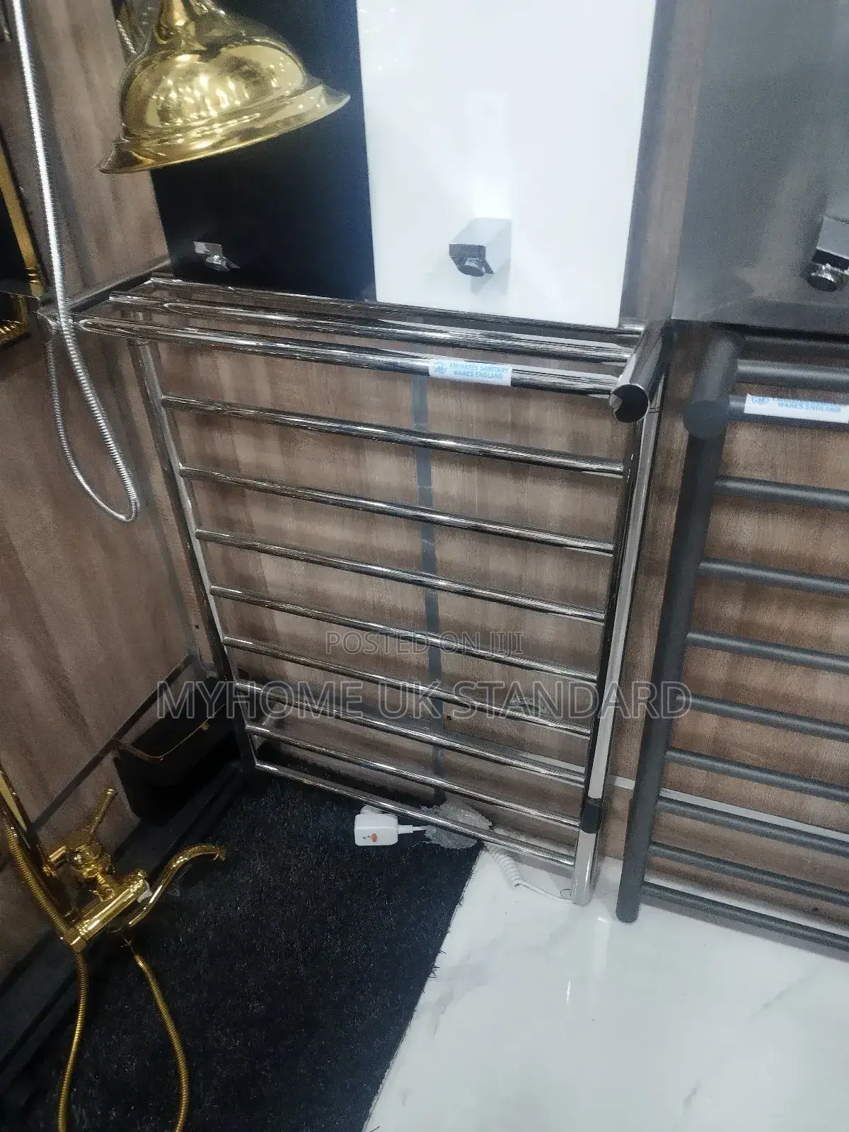 Towel Rack and Warmer Multiple Functional Components