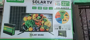 Solar Tv and Light and Fan