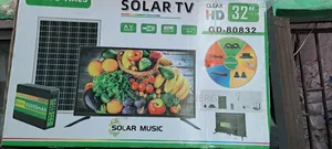Solar Tv and Light and Fan