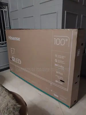 100" Inches Qled Hisense Smart TVS