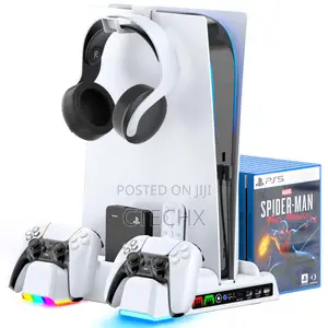 Photo - Oivo Ps5 Cooling Stand With Dual Controller Charger