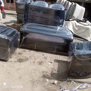 Black Double Seater With 2singles