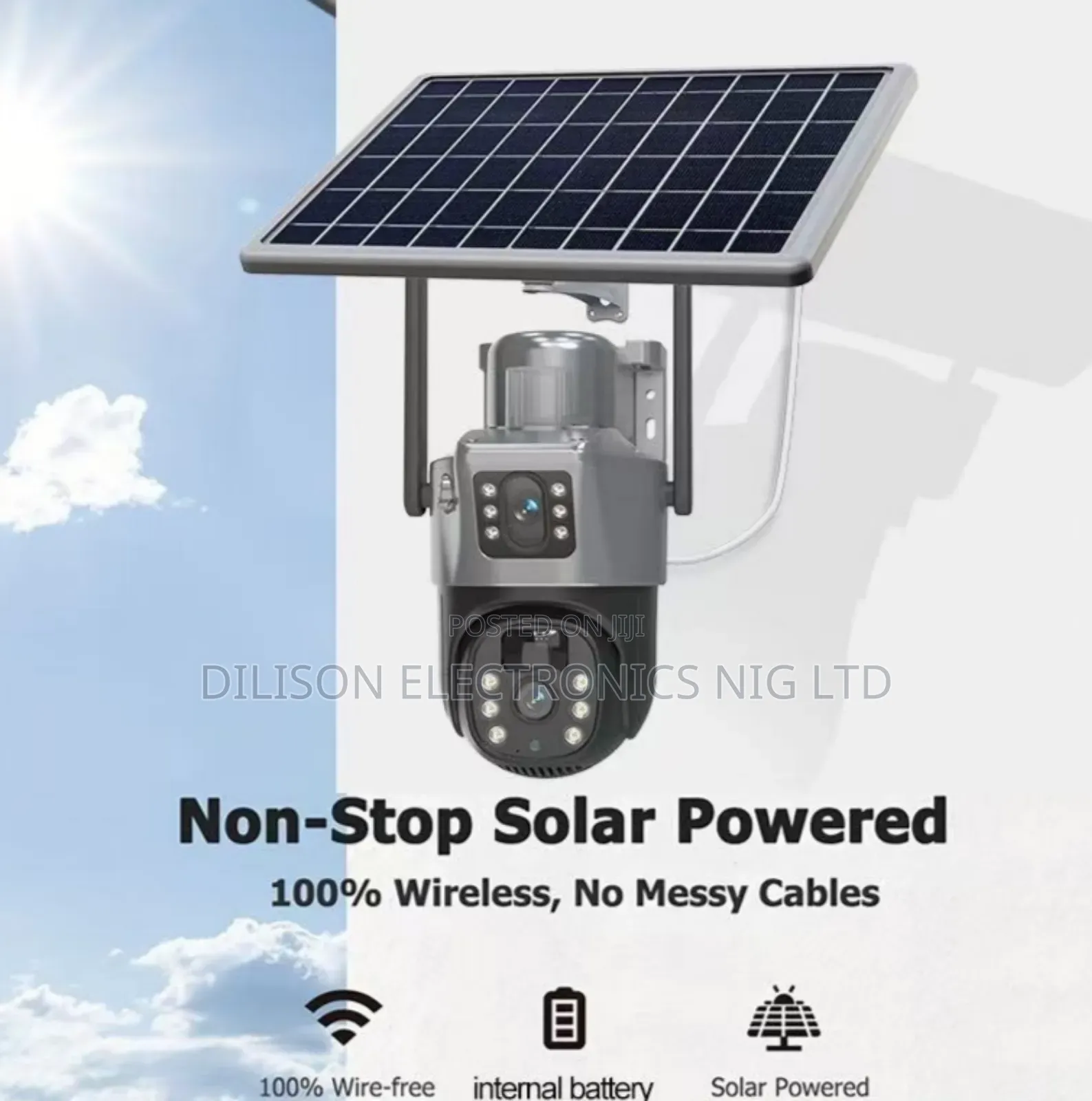 Non-Stop Solar Powered Camera