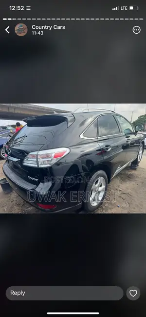 Lexus RX 350 2011 Black