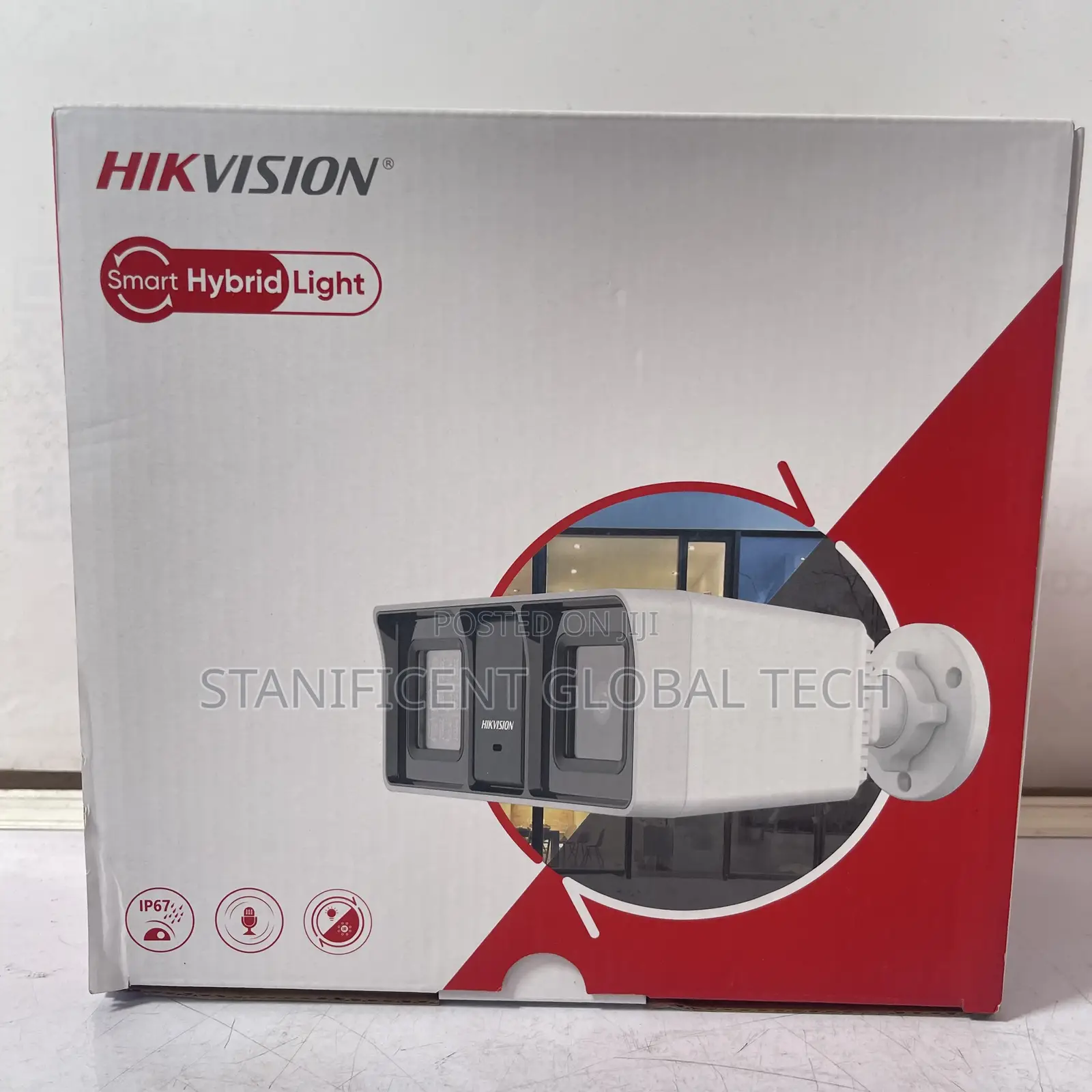 Hikvision 2mp 1080p Smart Hybrid Light Audio Lamp Camera
