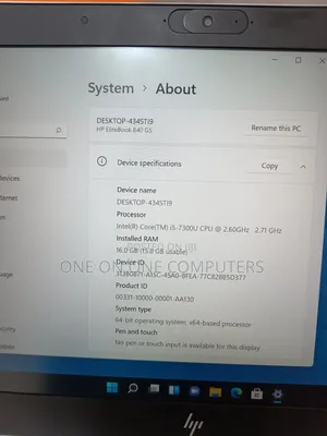 Laptop HP EliteBook 840 G5 16GB Intel Core I5 SSD 256GB