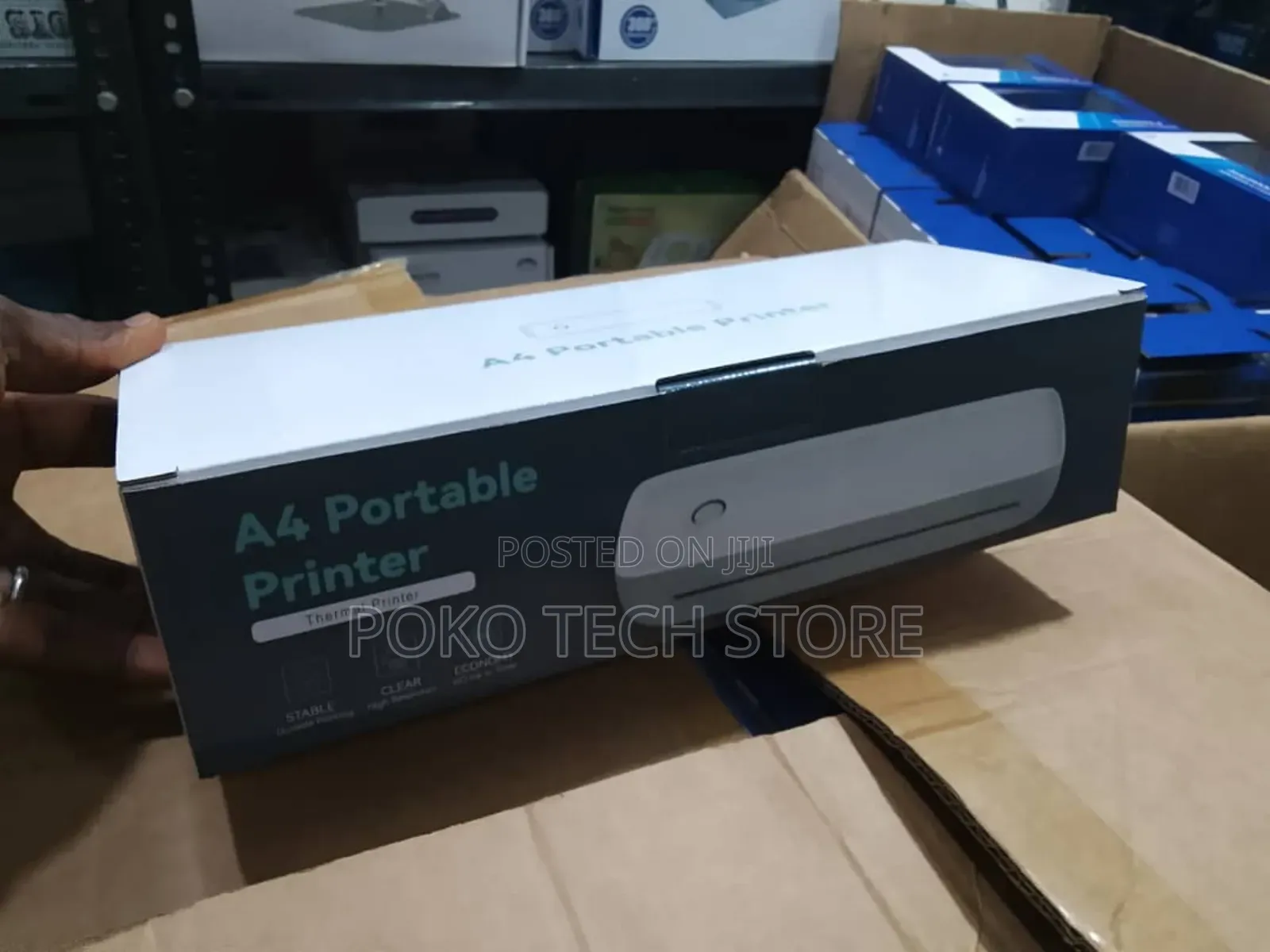 HZTZ A4rj Portable Thermal Printer Wireless A4 Capacity